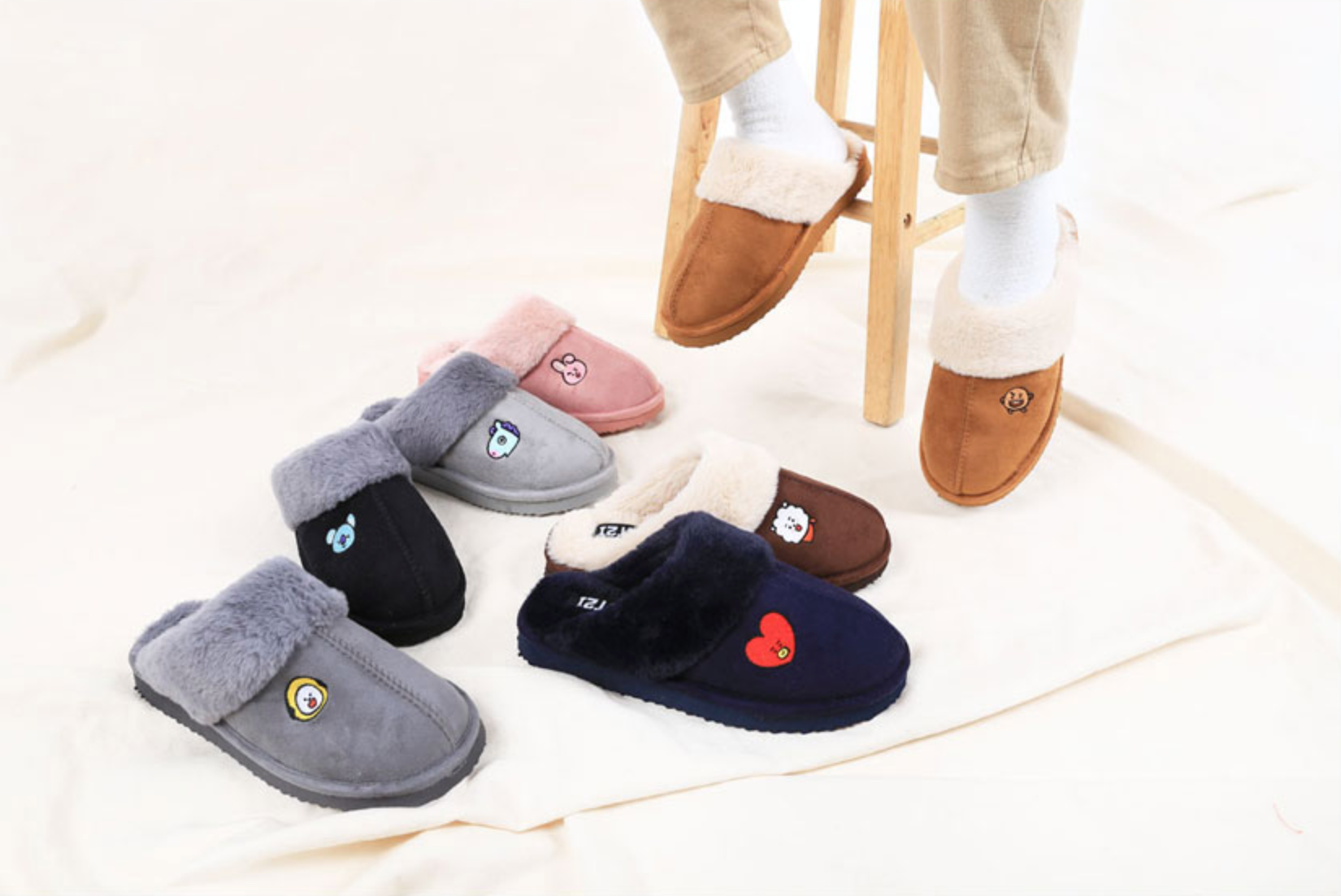 BT21 Soft Slippers